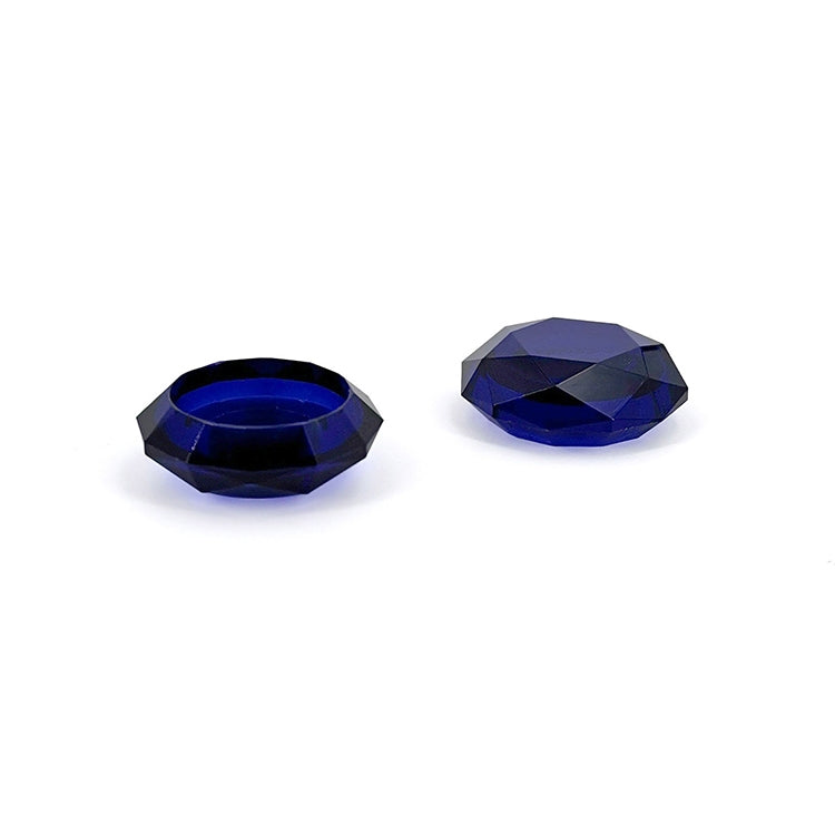 2 Stk. Diamond Texture Games Grip Kappen für PS5, Blau, Rot, Klarweiß, Grün