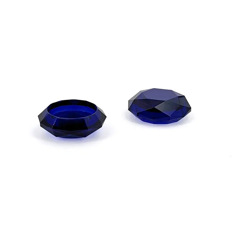 2 Stk. Diamond Texture Games Grip Kappen für PS5, Blau, Rot, Klarweiß, Grün
