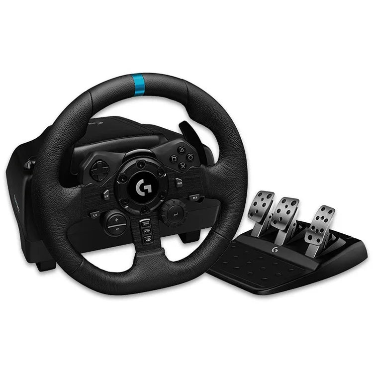 Logitech G923 Rennspiel-Lenkrad mit Schalthebel für PS5 / PS4 / PC, G923