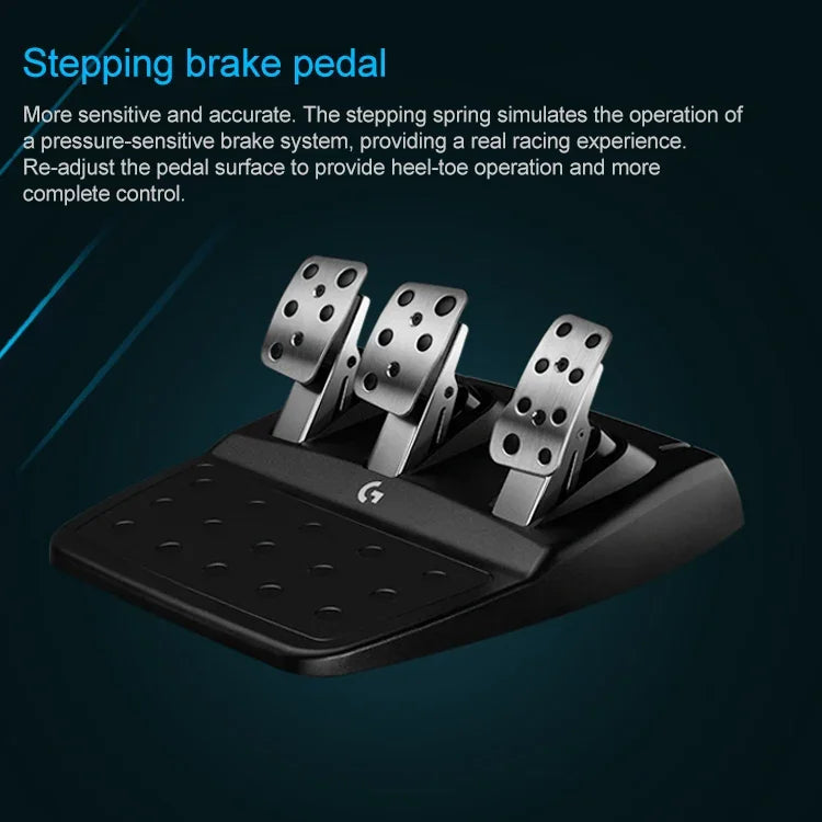 Logitech G923 Rennspiel-Lenkrad mit Schalthebel für PS5 / PS4 / PC, G923