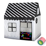 Haushalt Kinder Drucken Spielzelt Kleines Spielhaus mit Matte, mit Matte (Schwarz-Weiß), mit Matte (Pink), mit Matte (Hellrosa)