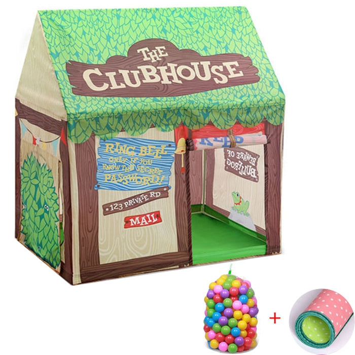 Haushaltskinder Drucken Spielzelt Kleines Spielhaus mit 50 Ozeanbällen & Matte, mit 50 Ozeanbällen & Matte (Schwarz Weiß), mit 50 Ozeanbällen & Matte (Rosa), mit 50 Ozeanbällen & Matte (Grün), mit 50 Ozeanbällen & Matte (Hellrosa)