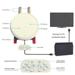 DOBE TNS-1867 Videospiel-Drumsticks-Controller Taiko-Drumsets für Nintendo Switch, für Nintendo Switch