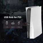KJH P5-008 6-in-1 USB-Splitter-Expander-Hub-Adapter für PS5, KJH P5-008