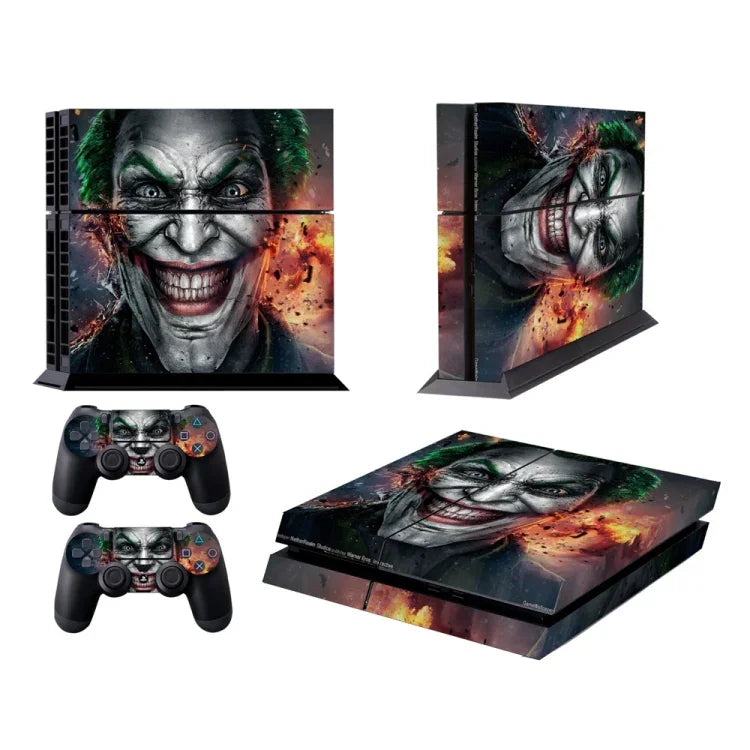 Clown Bucky Muster Modische Farbschutzfolie Aufkleber für Sony PS4, Clown Bucky Muster