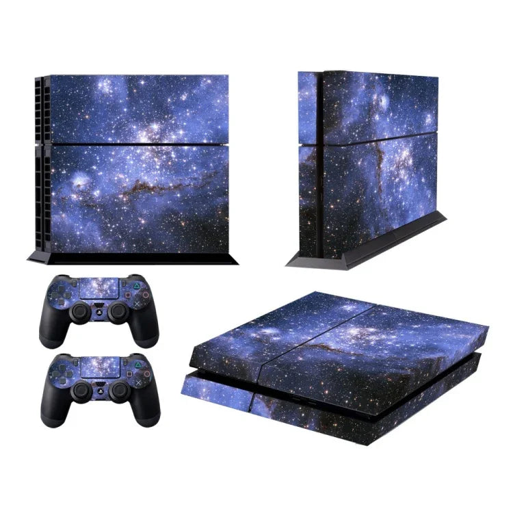 Sternenhimmel-Muster, modische Farbschutzfolie für Sony PS4, Sternenhimmel-Muster