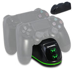DOBE TP4-1781 Kabelloses Controller-Dock mit Dual-Ladefunktion, LED-Ladegerät und Griff für PS4 / Slim / Pro, TP4-1781
