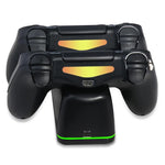 DOBE TP4-1781 Kabelloses Controller-Dock mit Dual-Ladefunktion, LED-Ladegerät und Griff für PS4 / Slim / Pro, TP4-1781
