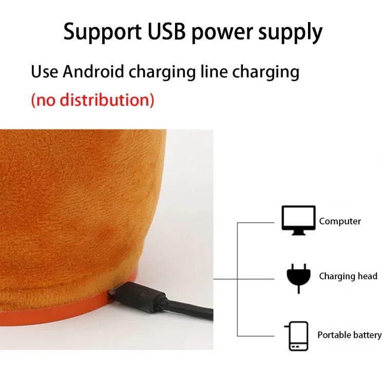 Bluetooth-Plüschtier im Sonnenblumen-Saxophon-Stil für Kinder und Erwachsene, unterstützt USB-Laden und Batteriebetrieb