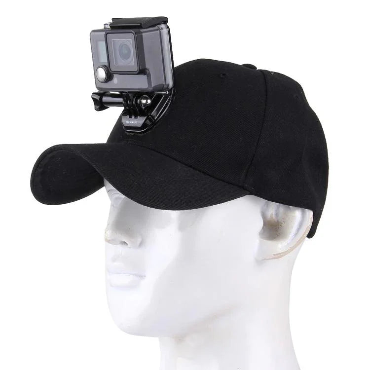 Outdoor-Sonnenhut/Baseballkappe mit Kamerahalterung für GoPro, SJCAM und Xiaomi Xiaoyi Sport-Actionkamera