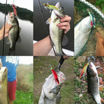 HENGJIA HENG JIA SJ011 8 in 1 10 cm nachleuchtende Kunststoff-Hardbaits Tintenfisch-Angelköder-Set Angelzubehör, zufällige Farblieferung