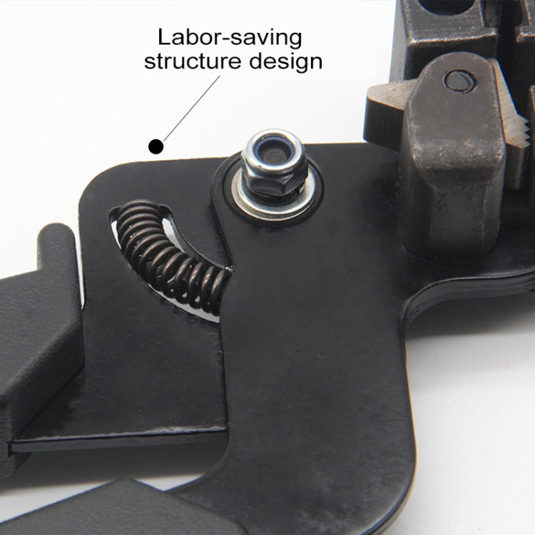 Kabelbinder Automatische Spannungsabschneidezange Spezialzange Befestigungswerkzeug für Edelstahl-Kabelbinder mit einer Breite von 4,6-12mm, XN-LQG
