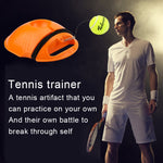 Tennis-Trainer-Set Rückprall-Basis Selbstlern-Übungs-Trainingsgerät Sportübung mit Ball für Anfänger, Zufällige Farblieferung, Tennis-Trainer
