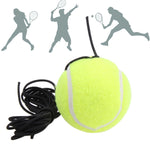Tennis-Trainer-Set Rückprall-Basis Selbstlern-Übungs-Trainingsgerät Sportübung mit Ball für Anfänger, Zufällige Farblieferung, Tennis-Trainer