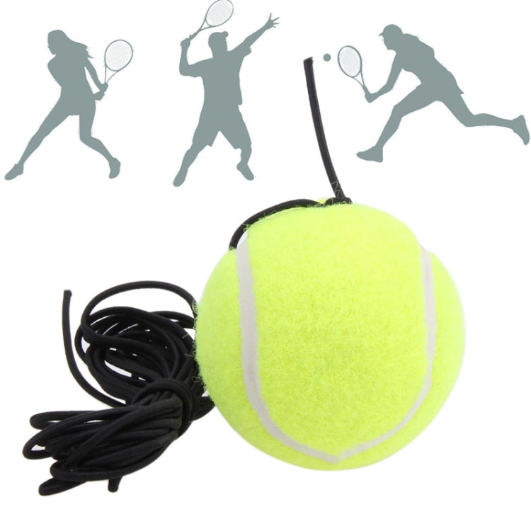 Tennis-Trainer-Set Rückprall-Basis Selbstlern-Übungs-Trainingsgerät Sportübung mit Ball für Anfänger, Zufällige Farblieferung, Tennis-Trainer