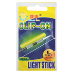 5er-Pack OCEAN SUN Clip-On-Leuchtpose Nachtangel-Leuchtstab, L, passend für Rutenspitze 2,7-3,2mm, Clip-On, L