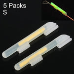 5er-Pack OCEAN SUN Clip-On Leuchtpose Nachtangeln Knicklicht, S, für Rutenspitzen 1,5-1,9mm, zum Anklippen, S