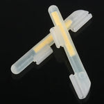 5er-Pack OCEAN SUN Clip-On Leuchtpose Nachtangeln Knicklicht, S, für Rutenspitzen 1,5-1,9mm, zum Anklippen, S