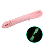 20m 9-adriges Nylon+Polyester volllicht Outdoor-Campingzelt Rettungsbündel Fluoreszierendes Kletterseil, 20m Grün, 20m Weiß, 20m Gelb, 20m Pink