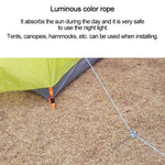 20m 9-adriges Nylon+Polyester volllicht Outdoor-Campingzelt Rettungsbündel Fluoreszierendes Kletterseil, 20m Grün, 20m Weiß, 20m Gelb, 20m Pink