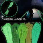 20m 9-adriges Nylon+Polyester volllicht Outdoor-Campingzelt Rettungsbündel Fluoreszierendes Kletterseil, 20m Grün, 20m Weiß, 20m Gelb, 20m Pink