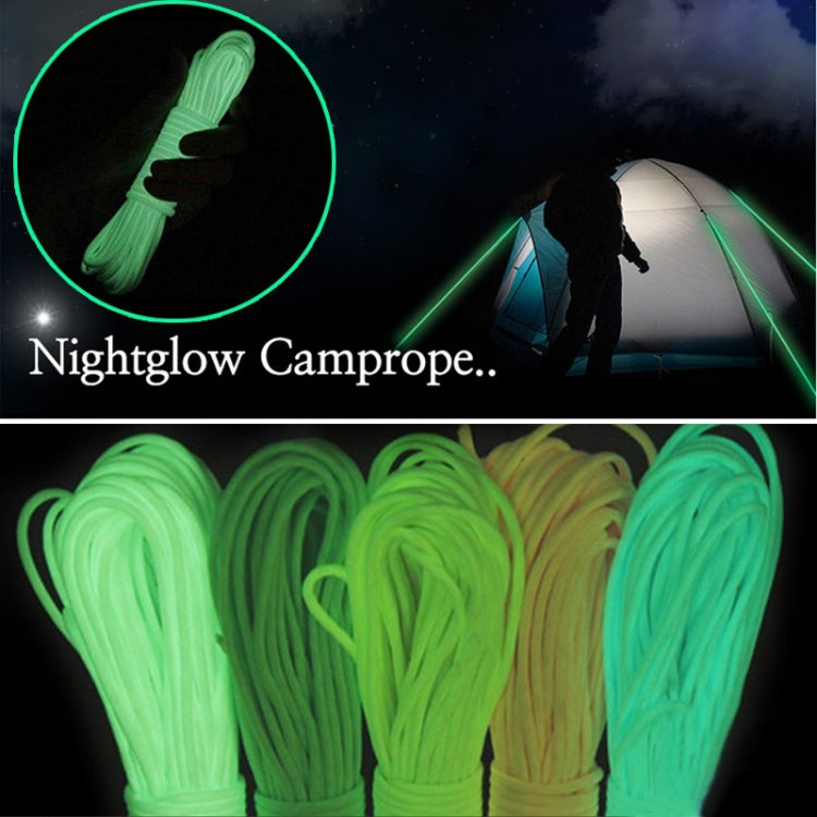 20m 9-adriges Nylon+Polyester volllicht Outdoor-Campingzelt Rettungsbündel Fluoreszierendes Kletterseil, 20m Grün, 20m Weiß, 20m Gelb, 20m Pink