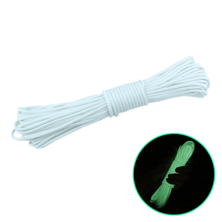 20m 9-adriges Nylon+Polyester volllicht Outdoor-Campingzelt Rettungsbündel Fluoreszierendes Kletterseil, 20m Grün, 20m Weiß, 20m Gelb, 20m Pink