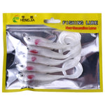 HENGJIA SO050-1 5 Stück 11cm/16g Luya Angelköder Angelausrüstung Wolfsbarsch Weichköder mit Haken, SO050-5, SO050-4, SO050-2, SO050-1