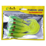 HENGJIA SO050-1 5 Stück 11cm/16g Luya Angelköder Angelausrüstung Wolfsbarsch Weichköder mit Haken, SO050-5, SO050-4, SO050-2, SO050-1