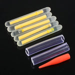 10er Pack OCEAN SUN Leuchtpose Nachtangeln Leuchtstab, Sichtbarkeit: 30m, Größe: 4.5 x 37mm, Sichtbarkeit: 30m (5 Stück)