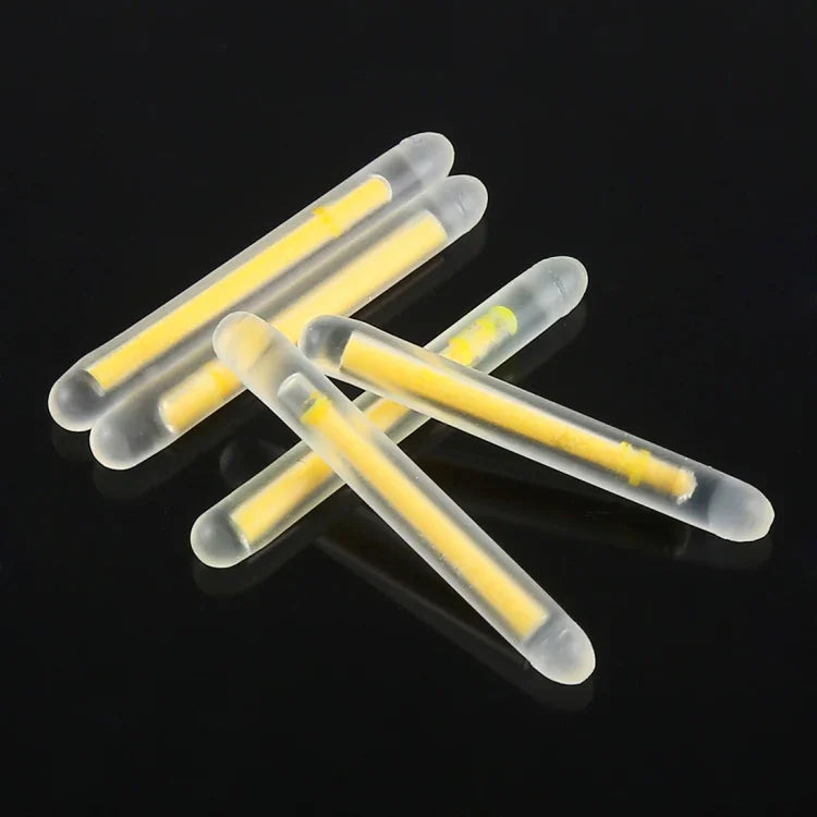 10er Pack OCEAN SUN Leuchtpose Nachtangeln Leuchtstab, Sichtbarkeit: 30m, Größe: 4.5 x 37mm, Sichtbarkeit: 30m (5 Stück)