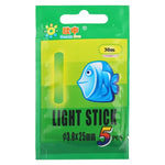 10er Pack OCEAN SUN Leuchtpose Nachtangeln Leuchtstab, Sichtbarkeit: 30m, Größe: 4.5 x 37mm, Sichtbarkeit: 30m (5 Stück)