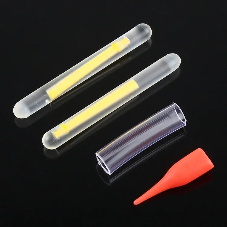10 Packs OCEAN SUN Luminous Float Night Fishing Light Stick, Visibility: 15m, Size: 2.9 x 25mm, Visibility: 15m