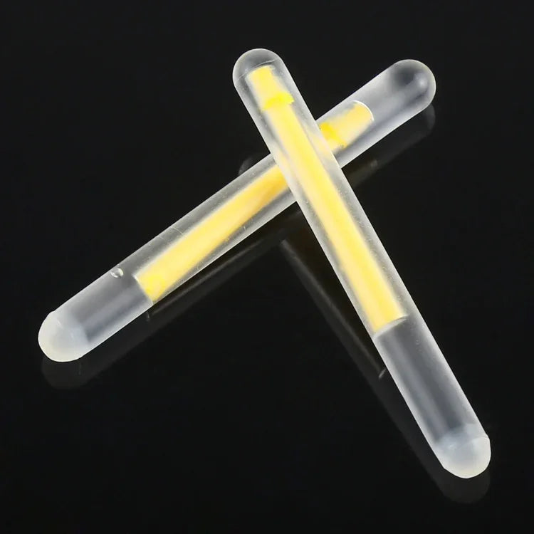 10 Packs OCEAN SUN Luminous Float Night Fishing Light Stick, Visibility: 20m, Size: 3.5 x 30mm, Visibility: 20m