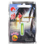 10 Packs OCEAN SUN Luminous Float Night Fishing Light Stick, Visibility: 20m, Size: 3.5 x 30mm, Visibility: 20m