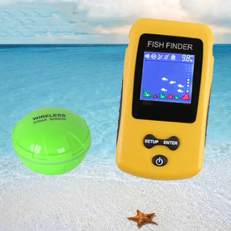 TL86 Tragbares kabelloses Farbbildschirm-Fischfinder-Gerät, TL86