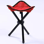 Wandern Outdoor Camping Angeln Klapphocker Tragbarer Dreieckstuhl Maximale Belastung 100 kg Klappstuhl Größe: 22 x 22 x 31 cm, Angler-Klapphocker (Rot), Angler-Klapphocker (Blau), Angler-Klapphocker (Grün)