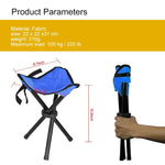 Wandern Outdoor Camping Angeln Klapphocker Tragbarer Dreieckstuhl Maximale Belastung 100 kg Klappstuhl Größe: 22 x 22 x 31 cm, Angler-Klapphocker (Rot), Angler-Klapphocker (Blau), Angler-Klapphocker (Grün)