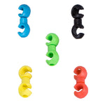 20 Stück ZTTO Fahrrad MTB Bremskabel S-Stil Clips, Zufällige Farblieferung, ZTTO S Fahrradstil Clips