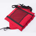 Outdoor Klappsitzkissen mit Rückenlehne, Größe: 78*40*2cm, CLS Klapphocker (Rot), Klappsitz (Schwarz)