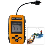 Tragbarer Kabelgebundener Fischfinder mit Sonarsensor Wandler und LCD-Anzeige, Fischfinder