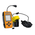 Tragbarer Kabelgebundener Fischfinder mit Sonarsensor Wandler und LCD-Anzeige, Fischfinder