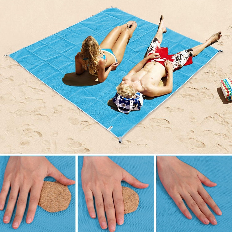 Sandfreie Matte, leicht, faltbar, für Outdoor-Picknick, Camping, Kissen, Strandmatte, Größe: 2x1,5m, 2 x 1,5m(Pink), 2 x 1,5m(Grün), 2 x 1,5m(Blau)