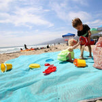 Sandfreie Matte, leicht, faltbar, Picknickdecke für draußen, Campingkissen, Strandmatte, Größe: 2x2m, 2 x 2m (Pink), 2 x 2m (Grün), 200x200m Blau