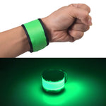 LED Leuchtendes Klatsch-Armband für Outdoorsport, Klein, Größe: 26*4cm, 26x4cm Hellgrün, 26x4cm Rot, 26x4cm Weiß, 26x4cm Orange, 26x4cm Pink, 26x4cm Grün, 26x4cm Blau