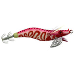 HENGJIA 8cm Kunststoff Hartköder Tintenfisch Angelköder Lockstoff Holz Garnelenköder, 1# (Magenta+Dunkelrot), 2# (Orange + Gelb), 3# (Gelb), 5# (Magenta), 6# (Orange)