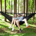 Tragbare Outdoor-Fallschirm-Hängematte mit Moskitonetzen, Armeegrün, Schwarz, Dunkelblau + Babyblau, Pinkblau, Grün, Blau