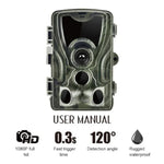 HC801A 8MP wasserdichte IP65 IR Nachtsicht Überwachungs-Wildkamera, Novatek 96650 Programm, 120 Grad Weitwinkel, 110 Grad PIR Erfassungswinkel, HC801A