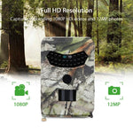PR-100 1MP IP54 Wasserdichte IR-Nachtsicht-Sicherheits-Wildkamera, Sunplus 1628 Programm, 120 Grad Weitwinkel, 100 Grad PIR-Erfassungswinkel, PR100