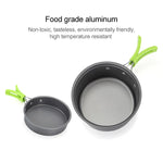 Aotu AT6385 Outdoor Camping-Geschirr-Topf-Kochset für 1-2 Personen, Aotu AT6385
